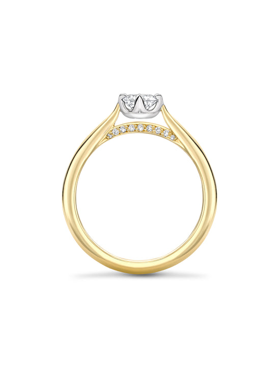Boodles Brilliance Yellow Gold Diamond Engagement Ring Carat